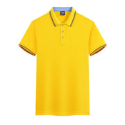 Work Clothes Ice Silk Quick-drying 240g Color Matching Polo Shirt