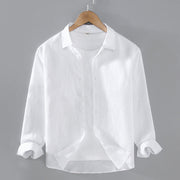 Pure Linen Men's Shirt All-matching Clothes Tide