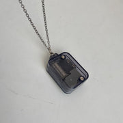 Niche Healing Couple Necklace Men and Women Sky City Music Box Music Box Necklace Hip Hop Pendant Sweater Chain