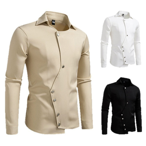 New High-grade Long-sleeved Shirt For Men