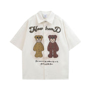 European Hip Hop Letter Short Sleeve Shirt For Men And Women