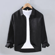 Pure Linen Men's Shirt All-matching Clothes Tide