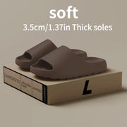 High Quality Super Soft EVA Sole Women Slippers for Men Bathroom Slippers Home Slides Couple Beach Sandals Male Slipper