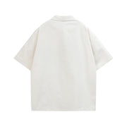 European Hip Hop Letter Short Sleeve Shirt For Men And Women