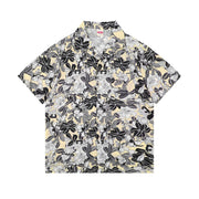 American Retro Classic Cuban Bow Tie Shirt Men