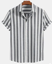 Fashionable Summer New Short-sleeved Printed Shirt For Men