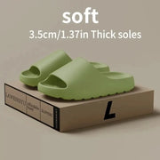 High Quality Super Soft EVA Sole Women Slippers for Men Bathroom Slippers Home Slides Couple Beach Sandals Male Slipper