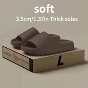 High Quality Super Soft EVA Sole Women Slippers for Men Bathroom Slippers Home Slides Couple Beach Sandals Male Slipper