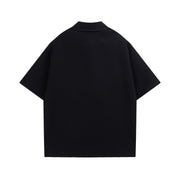 European Hip Hop Letter Short Sleeve Shirt For Men And Women